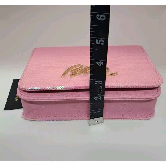 Bebe Milly Sequins Flap‎ Crossbody Blush - Picture 9 of 9